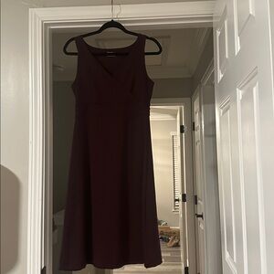 Eddie Bauer Deep Burgundy Midi Dress